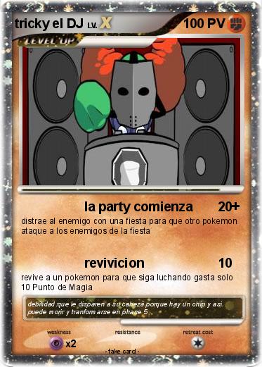 Pokemon tricky el DJ