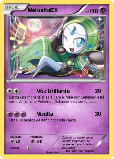 Pokemon MeloettaEX