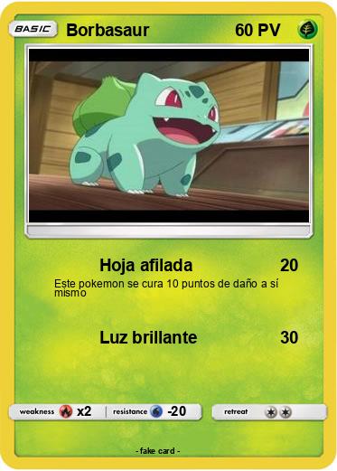 Pokemon Borbasaur