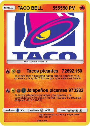 Pokemon TACO BELL        5555