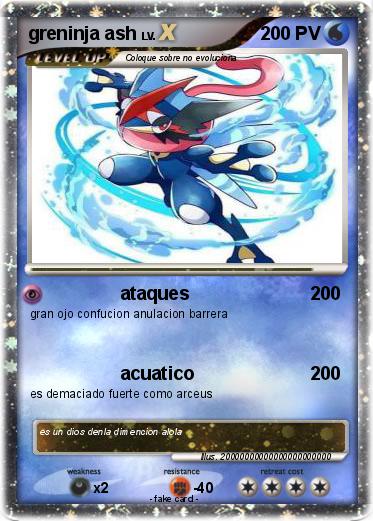 Pokemon greninja ash
