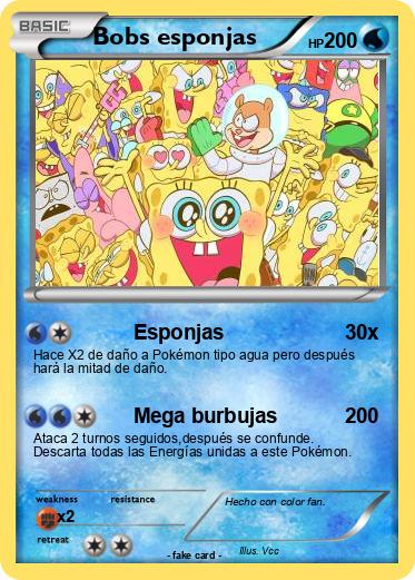 Pokemon Bobs esponjas
