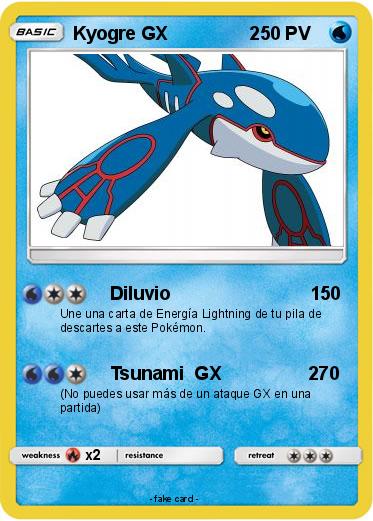Pokemon Kyogre GX                2