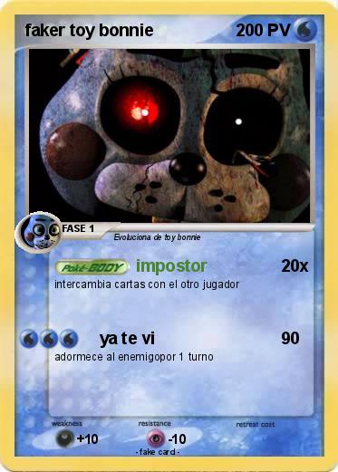 Pokemon faker toy bonnie