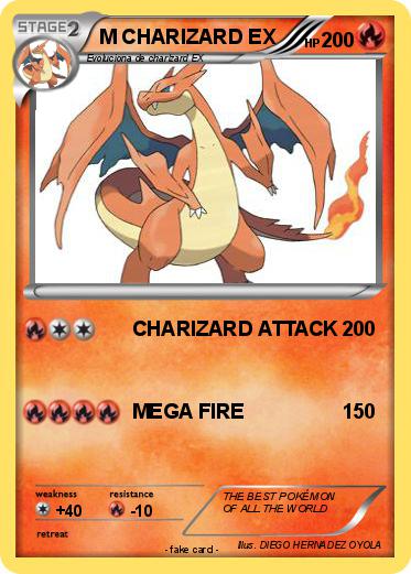 Pokemon M CHARIZARD EX