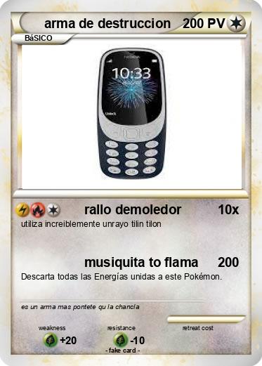 Pokemon arma de destruccion