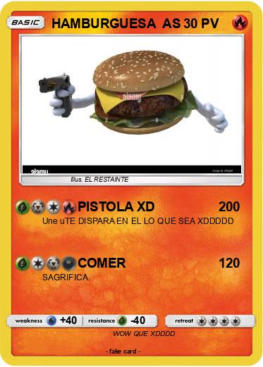 Pokemon HAMBURGUESA  AS