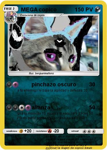 Pokemon MEGA copico