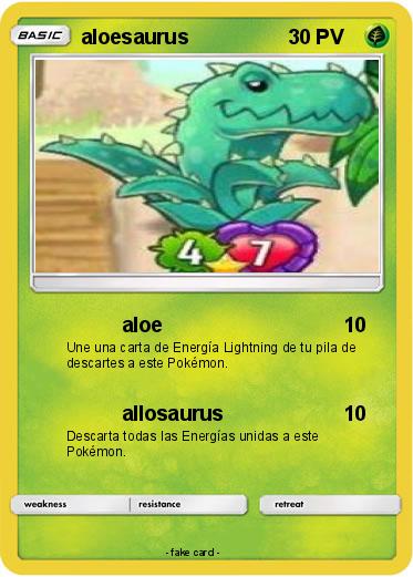 Pokemon aloesaurus