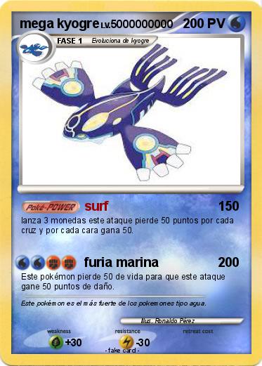 Pokemon mega kyogre
