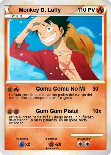 Pokemon Monkey D. Luffy