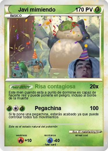 Pokemon Javi mimiendo