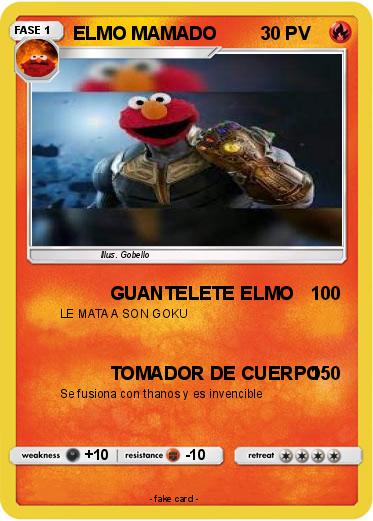 Pokemon ELMO MAMADO