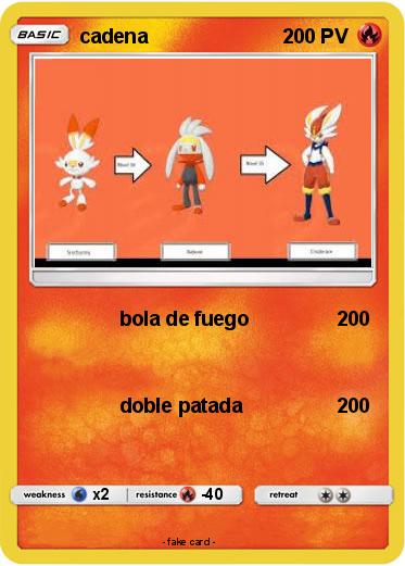 Pokemon cadena