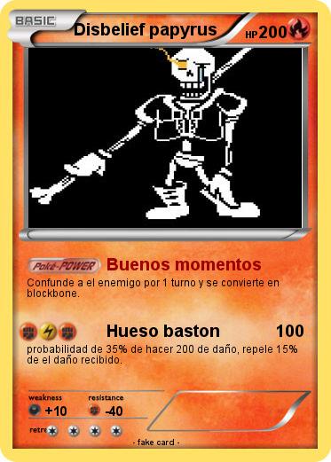 Pokemon Disbelief papyrus