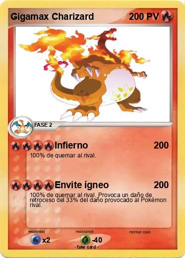 Pokemon Gigamax Charizard