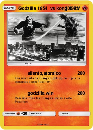 Pokemon Godzilla 1954  vs kong 1933