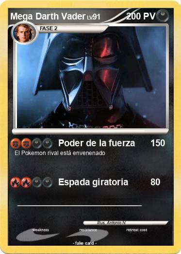Pokemon Mega Darth Vader