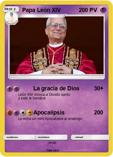 Pokemon Papa León XIV