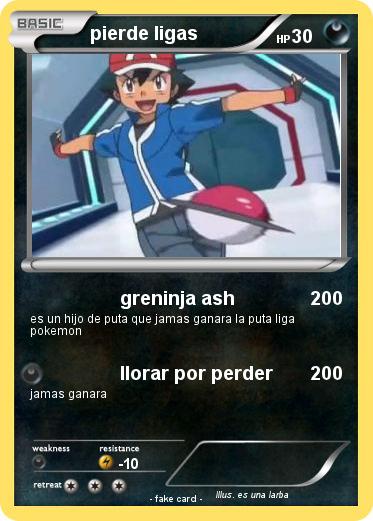 Pokemon pierde ligas