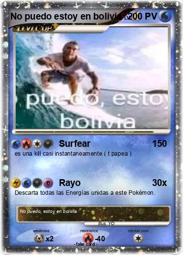 Pokemon No puedo estoy en bolivia