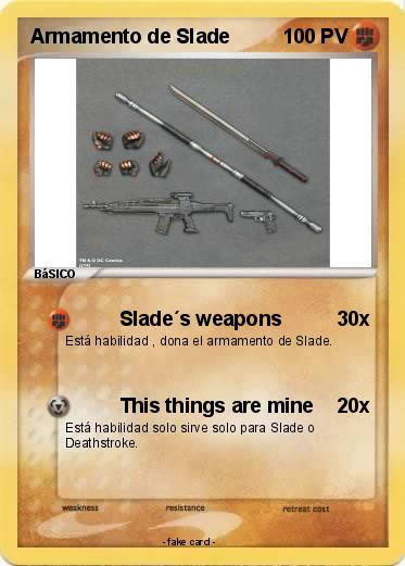 Pokemon Armamento de Slade