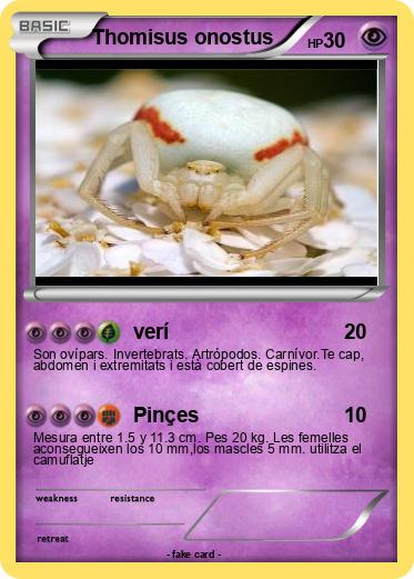 Pokemon Thomisus onostus