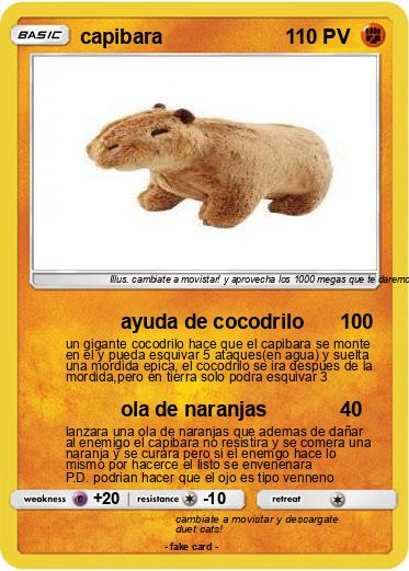 Pokemon capibara