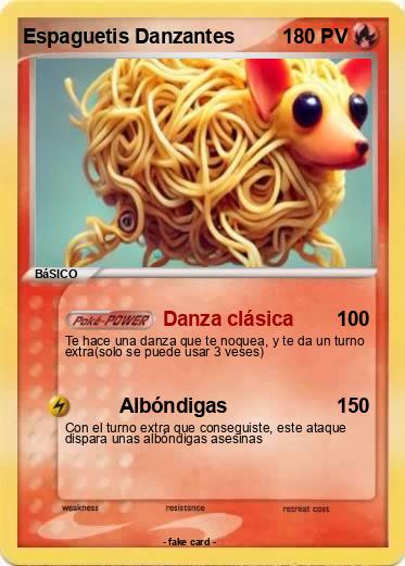 Pokemon Espaguetis Danzantes