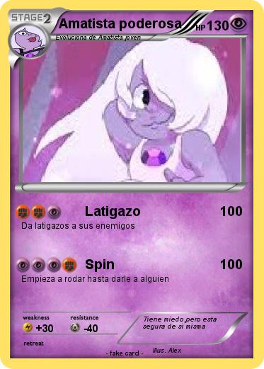 Pokemon Amatista poderosa