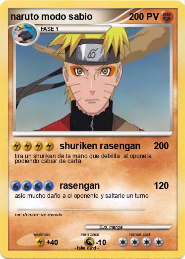 Pokemon naruto modo sabio