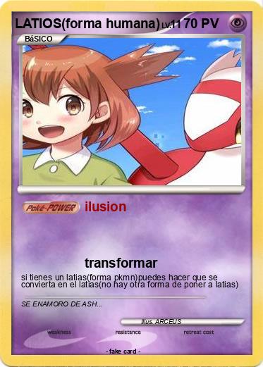 Pokemon LATIOS(forma humana)