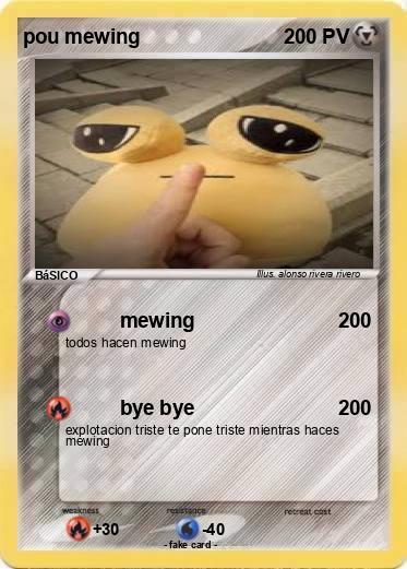 Pokemon pou mewing