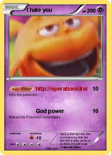 Pokemon I hate you
