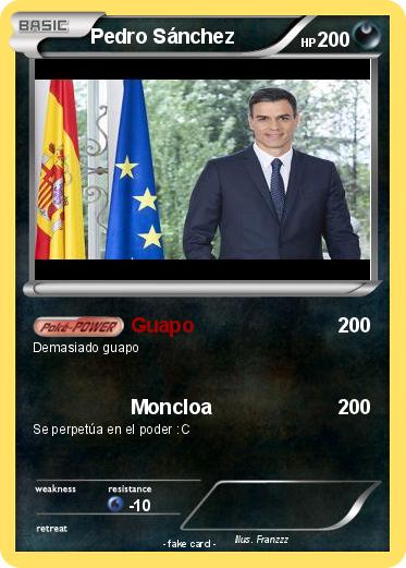 Pokemon Pedro Sánchez