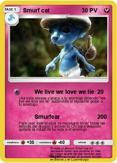 Pokemon Smurf cat