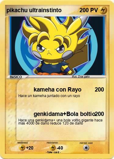 Pokemon pikachu ultrainstinto