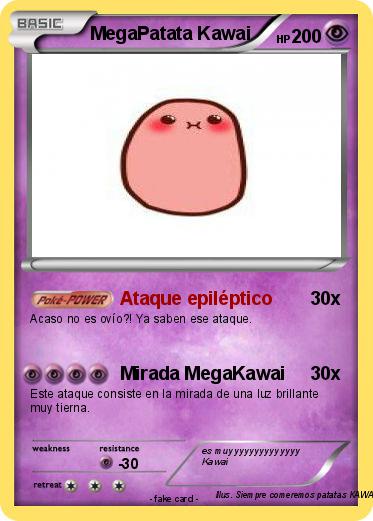 Pokemon MegaPatata Kawai