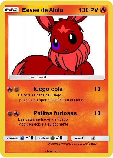 Pokemon Eevee de Alola