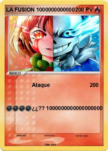 Pokemon LA FUSION 1000000000000