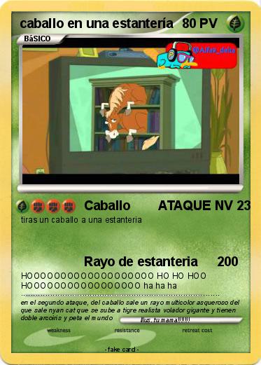 Pokemon caballo en una estantería