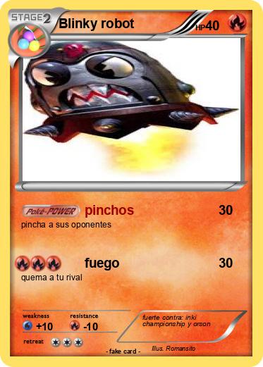 Pokemon Blinky robot