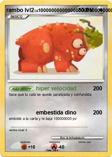 Pokemon rambo lvl2
