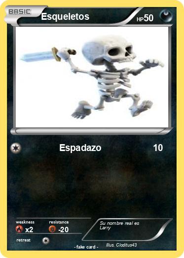 Pokemon Esqueletos