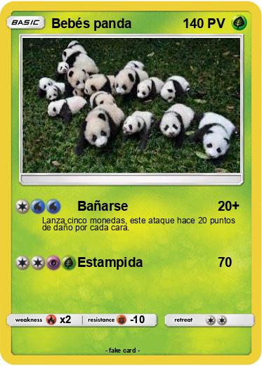 Pokemon Bebés panda