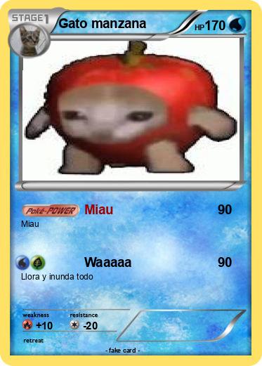 Pokemon Gato manzana