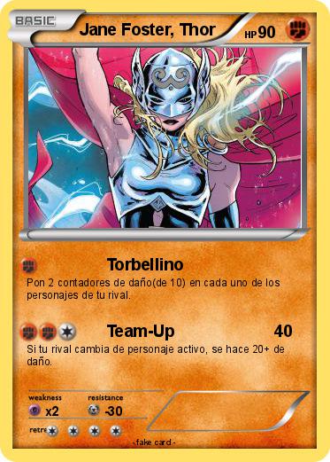 Pokemon Jane Foster, Thor