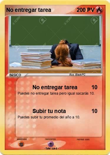 Pokemon No entregar tarea