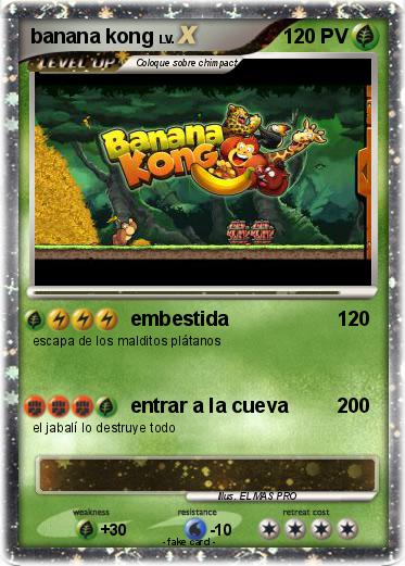 Pokemon banana kong