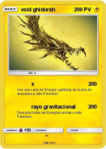 Pokemon void ghidorah